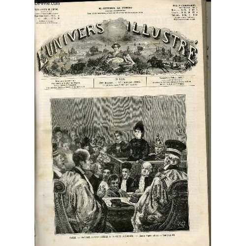 L'univers Illustre - Vingt-Huitieme Annee N° 1556 Paris