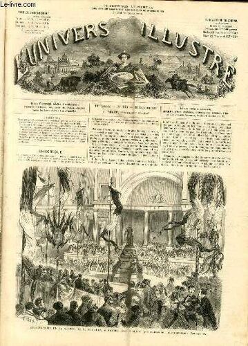 L'univers Illustre - Dixieme Annee N° 663 Inauguration De La Statue De M. Billault, À Nantes