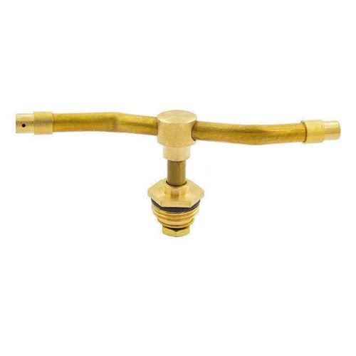 Arroseurs rotatifs en laiton à 2 bras, 1 pièce, buses à 360 degrés, nébuliseur, outils d'arrosage de pelouse, accessoires d'irrigation, fournitures de jardinage