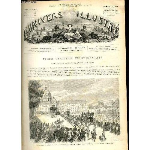L'univers Illustre - Douxieme Annee N° 763 Obsèques Du Maréchal Niel