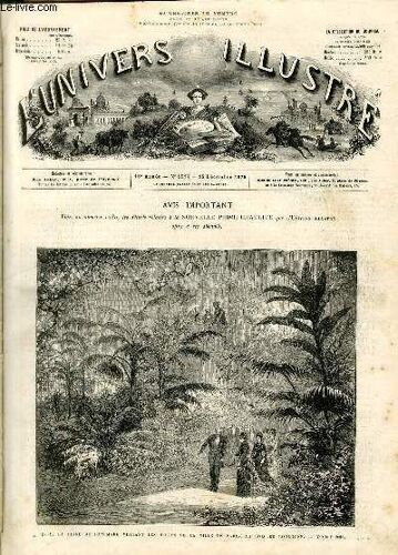 L'univers Illustre - Dix-Huitieme Annee N° 1083 S. M. La Reine De Danemark Visitant Les Serres De La Ville De Paris, Au Bois De Boulogne