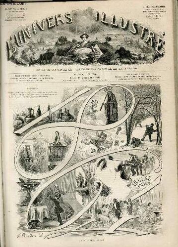 L'univers Illustre - Sixieme Annee N° 294 La Nouvelle Année