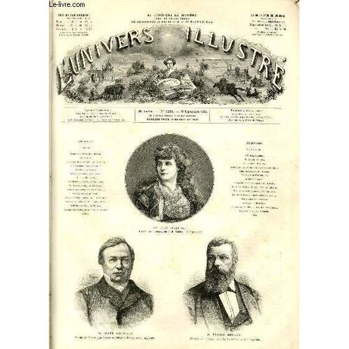 L'univers Illustre - Vingt-Cinquieme Annee N° 1435 Mle Julia Feyghine
