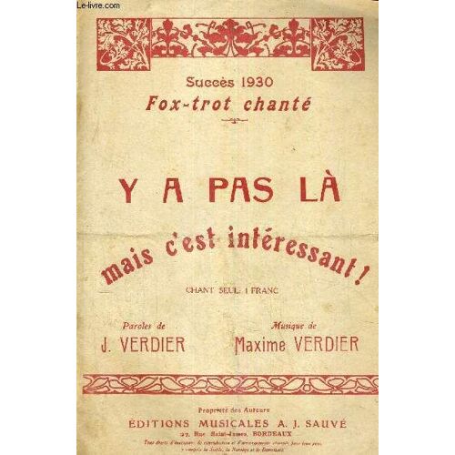 Y A Pas La Mais C'est Interessant