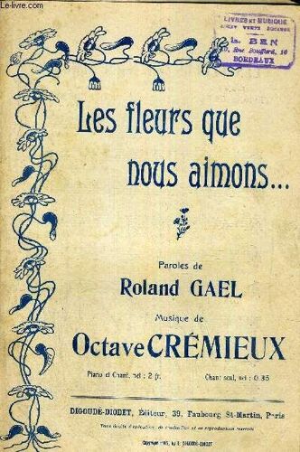 Les Fluers Que Nous Aimons - Melodie