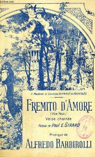 Fermito D'amore - A Madame La Contesse De Pourtales