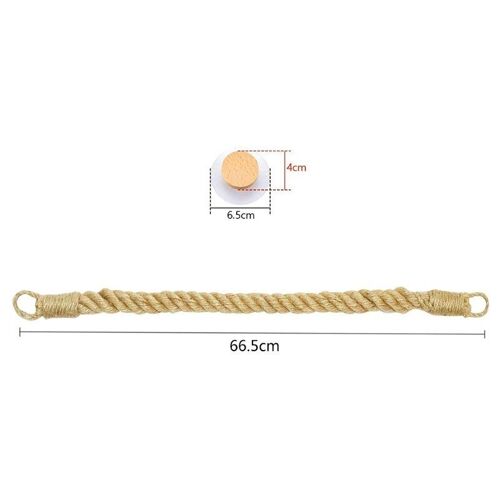 Nouveau porte-rouleau de papier toilette rétro, support mural de cuisine en Jute, support de corde, décor