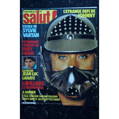 Salut ! 1982 09 - 182 Cover Johnny Hallyday Sylvie Vartan Roxy Music Lavilliers Jen-Luc Lahaye