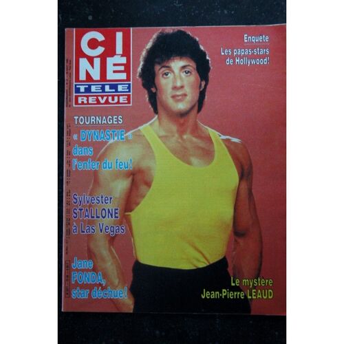 Cine Tele Revue 1986 08 28 N° 35 - Sylvester Stallone + 4 Pages - Poster Emmanuelle Béart