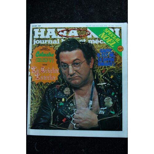 Hara Kiri 207 Decembre 1978 Cover Coluche Special Noel + Roman Photo Michel Muller Jean-Marie De Busscher Cabu
