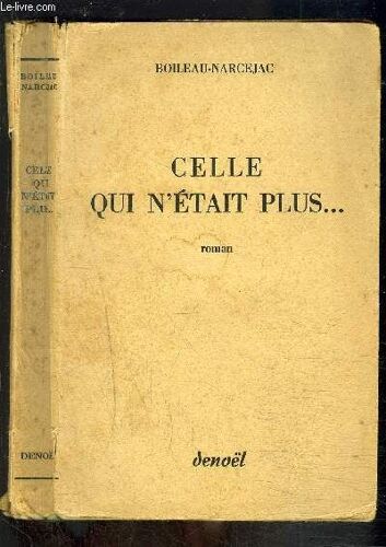 Celle Qui N Etait Plus...