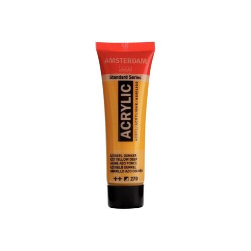 Peinture Acrylique En Tube - Jaune Azo Foncé - 270 - Amsterdam - 20ml
