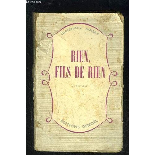 Rien, Fils De Rien