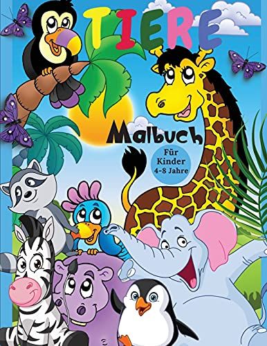 Tiere Malbuch