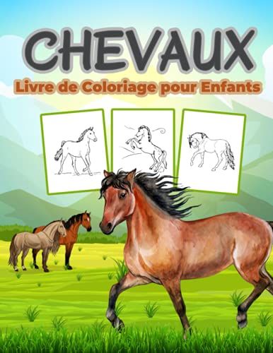 Chevaux Livre De Coloriage Pour Enfants: Un Grand Livre Sur Les Chevaux Pour Les Garçons, Les Filles Et Les Enfants. Cadeau Idéal Pour Les Tout-Petits ... La Vie Des Chevaux Et Jouer Avec Eux