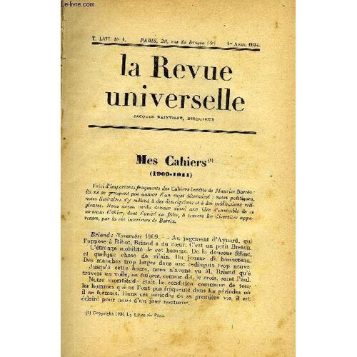 La Revue Universelle Tome 57 - Volume 2