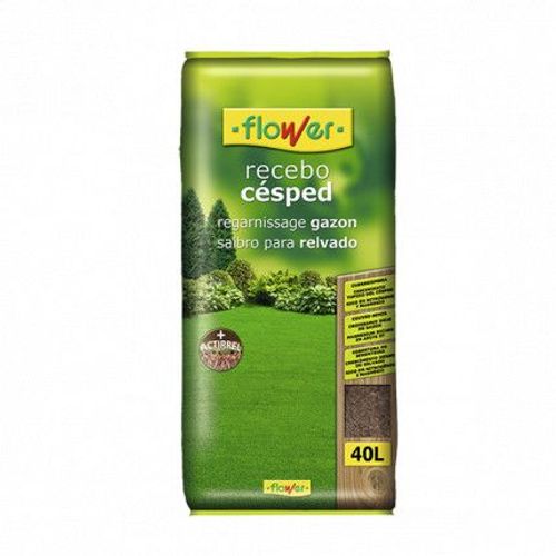 Substrat d'enrobage de pelouse 40L | Flower