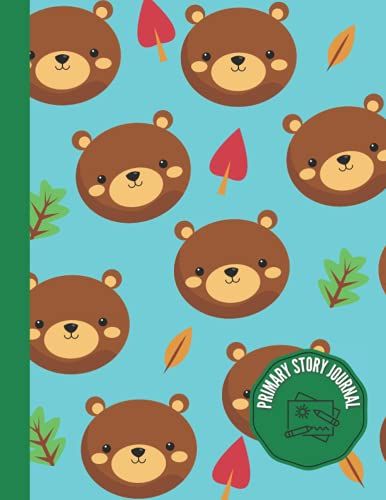 Happy Bears: Primary Journal K-2nd Grade, Storybook Writing Composition Notebook Journal, 8.5x11, 120 Pages