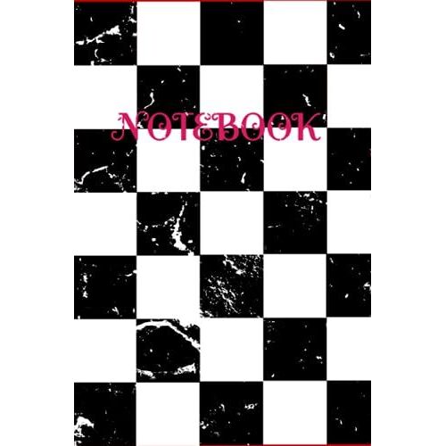 Black, White And Red Cover Notebook: Journal Personal Diary