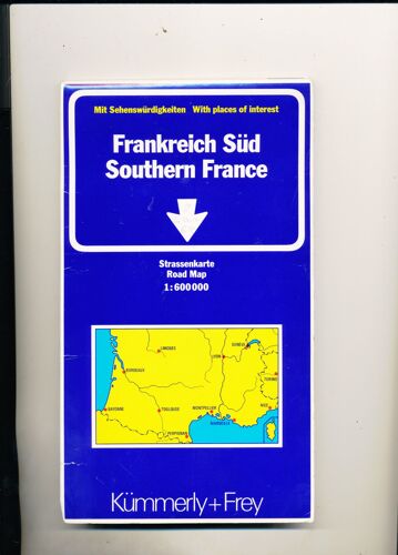 France Sud - 1/600 000