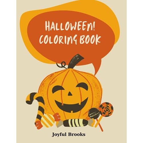 Halloween Coloring Book: 53 Pages With 25 Colouring Drawings | Spooky Drawings For Fun |Coloring Book For Kids