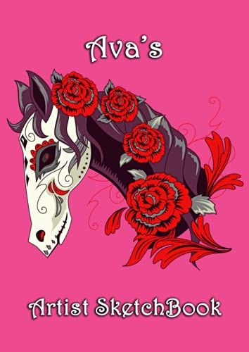 Ava's Artist Sketchbook: Rose Horse Theme