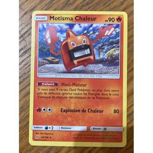(2472) Motisma Chaleur 24/156 Pokemon 