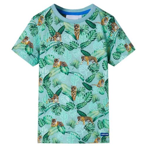 T-Shirt Pour Enfants Mélange Vert Clair 92