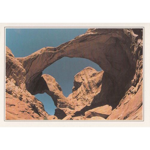 Utah, " Double Arche Du Parc National ", Etats-Unis.
