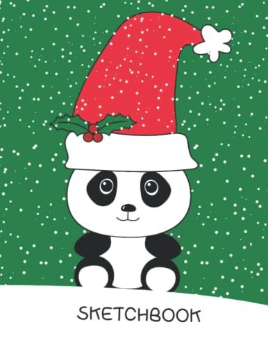 Sketchbook: Panda Christmas Gifts For Panda Lover, Kids, Children I Cute Kawaii Panda I Kids Sketchbook I 8.5"X11" ,100 Blank Pages