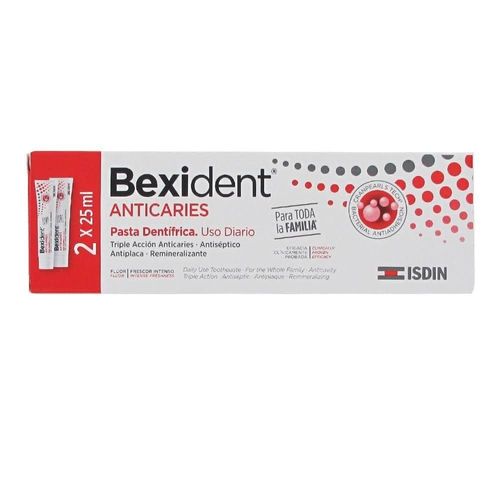 Bexident Smile&go Pâte Anti-Cavies 2x25ml 
