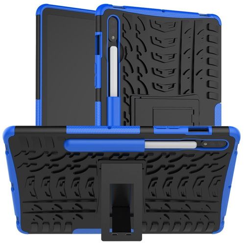 Housse Etui Coque Rigide Anti Choc Pour Samsung Galaxy Tab S7 Et S8 T870 / T875 (11 Pouces) - Bleu