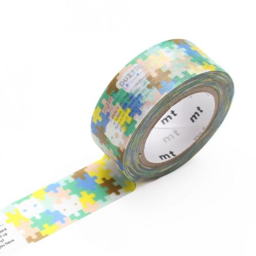 Rouleau 15mm X 7m Kids Motif Puzzle - Masking Tape