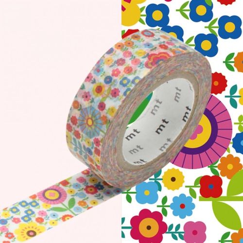 Rouleau 15mm X 10m Mini Flower Garden - Masking Tape