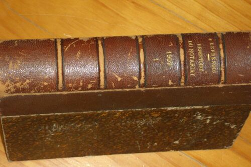 Répertoire General Pratique Du Notariat Tome 1