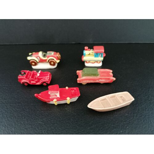 Lot 6 Fèves - Thème Moyens De Locomotion