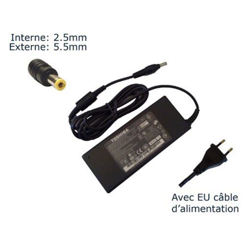 Original Toshiba Satellite C650-15X C650-15Z C650-160 C650-191AC Adaptateur secteur, chargeur ordinateur portable, adaptateur  )