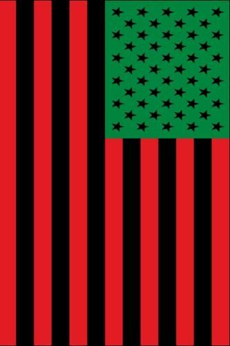 Mood Journal (6x9): African American Pride Flag, Daily Tracking, Journal Pages