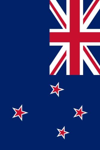 Mood Journal (6x9): New Zealand Flag, Daily Tracking, Journal Pages