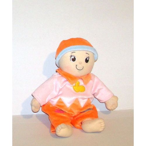 Petit Garçon Oups Bouche Aimantée Poupée De Chiffon Doudou  Berchet 34cm