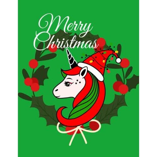 Merry Christmas: Notebook | College Ruled Notebook | 180 Pages | 8.5 X 11" | Children Kids Teens College Journals | Great Back To School Or Holiday Gift