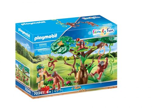 Playmobil 70345 - Orangs outans  avec grand arbre