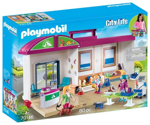 Playmobil 70146 Clinique vétérinaire transportable