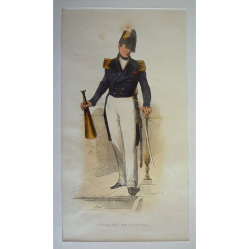 Gravure De Pauquet : Capitaine De Vaisseau
