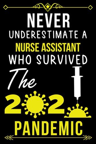 Never Underestimate A Nurse Assistant Who Survived The 2020 Pandemic.: Lined Journal Gift For Nurse Assistant |Employee Appreciation Gifts For Nurse ... Assistant ( Teamwork Appreciation Gifts )
