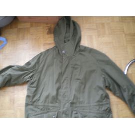 Parka Militaire Française Règlementaire (Années 90), Satin 300 Kaki, Taille 92 C Avec La Doudoune Amovible Grand Froid À L'intérieur