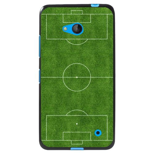 Coque Souple en gel noir pour Microsoft Lumia 640 avec impression Motifs terrain