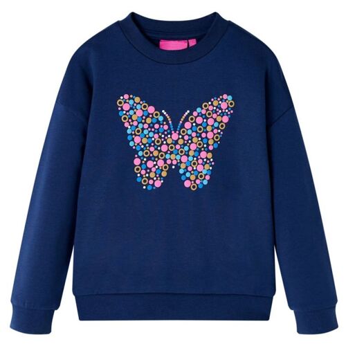 Sweatshirt Pour Enfants Bleu Marine 116