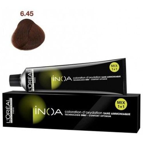 Coloration Inoa N°6.45 Blond Foncé Cuivré Acajou 60ml 