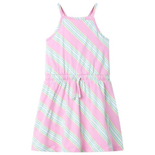 Robe Pour Enfants Avec Cordon De Serrage Sans Manches Rose 116